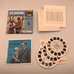 GAF View-Master: Instructional Ice Skating by Ron & Cindy Kauffman w Booklet